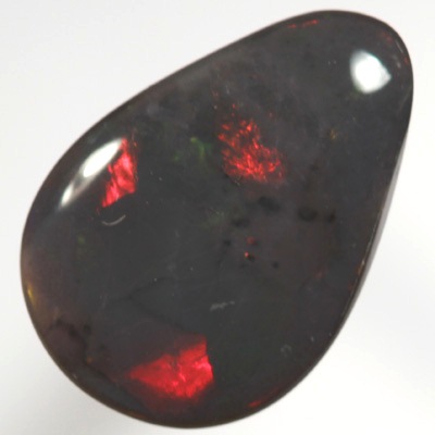 SOLID BLACK OPAL Bright, rich blood red jumping always 